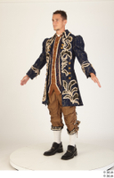  Photos Man in Historical Dress 31 16th century Blue suit Historical Clothing a poses whole body 0002.jpg
